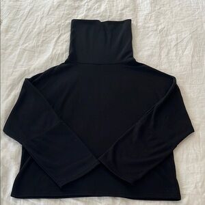 Melrose and Market Black Turtleneck Long Sleeve Top